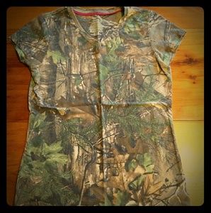 🌟Realtree camo fitted tee